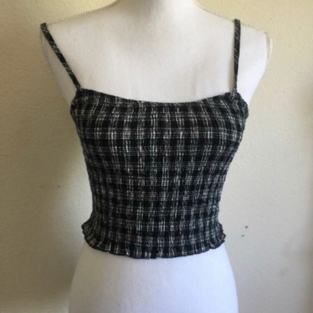 BRANDY MELVILLE PLAID TANK worn once